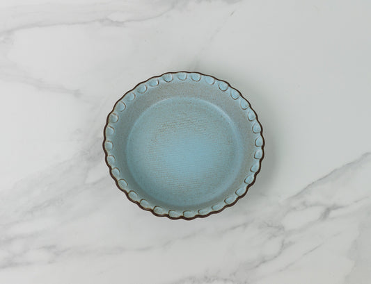 Deep Pinched Edge Pie Dish