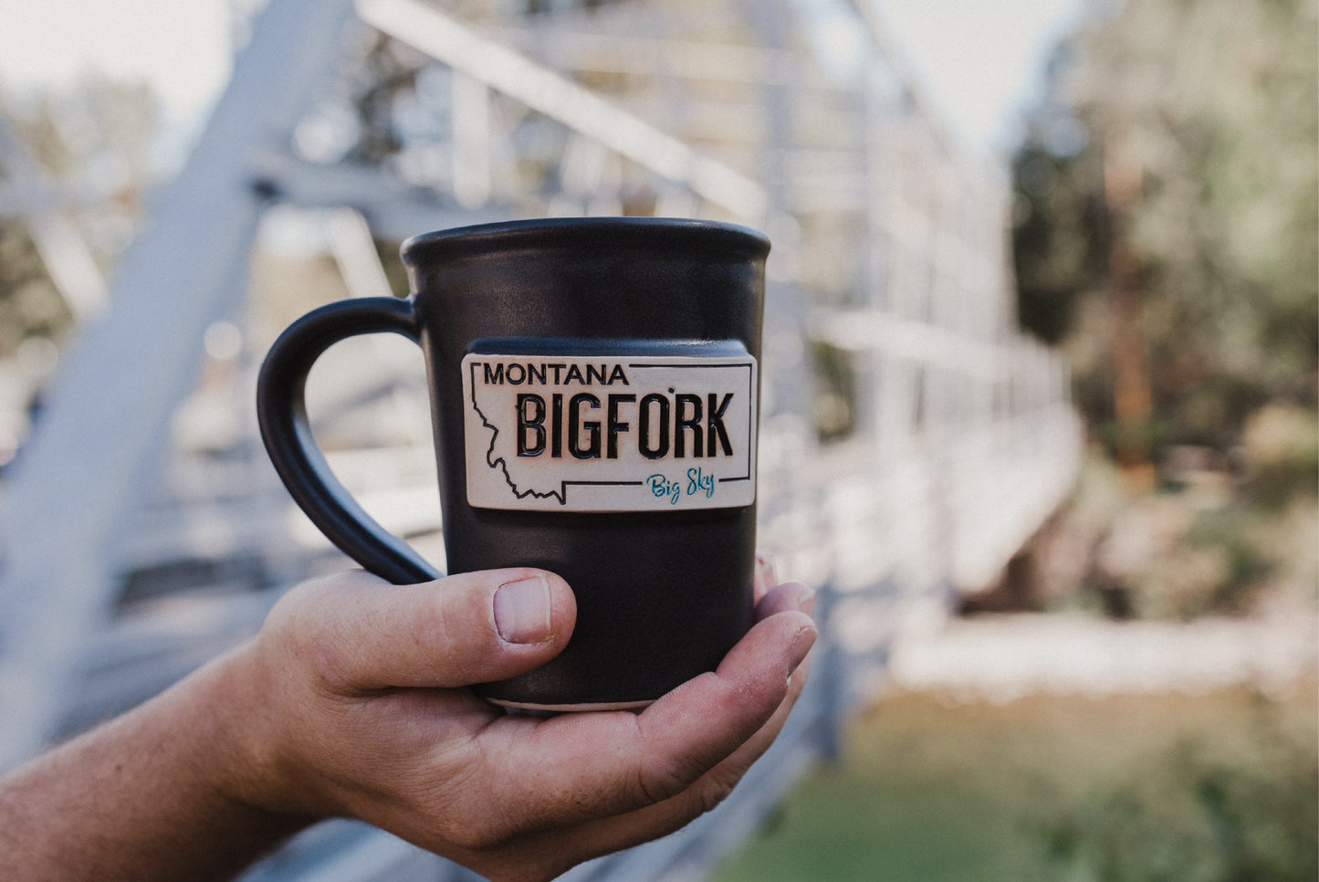 Bigfork Montana Mug — Black