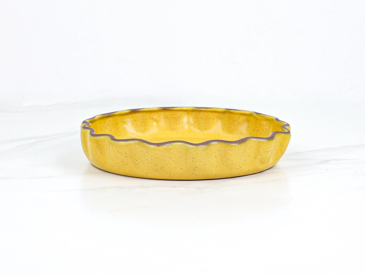 Deep Pinched Edge Quiche Dish