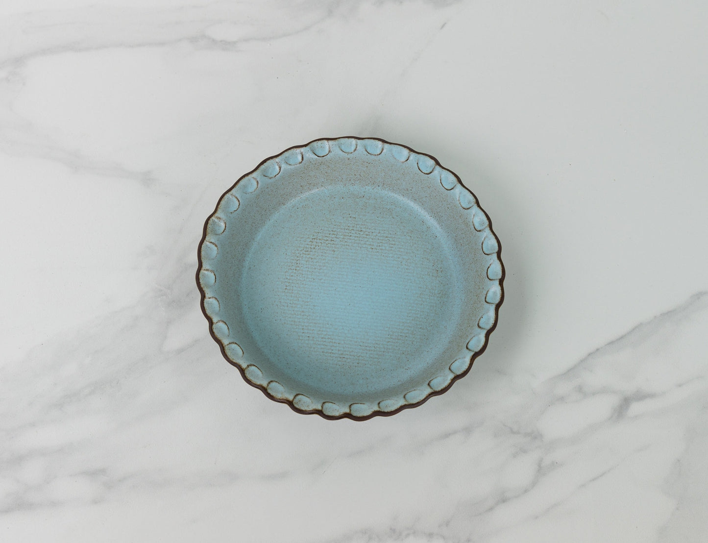 Deep Pinched Edge Pie Dish