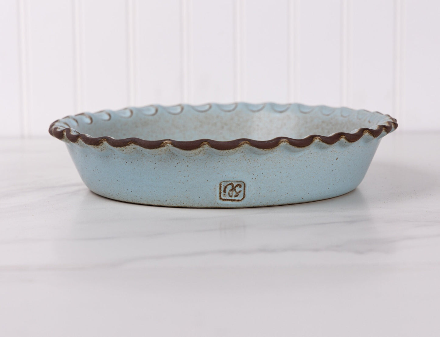 Deep Pinched Edge Pie Dish