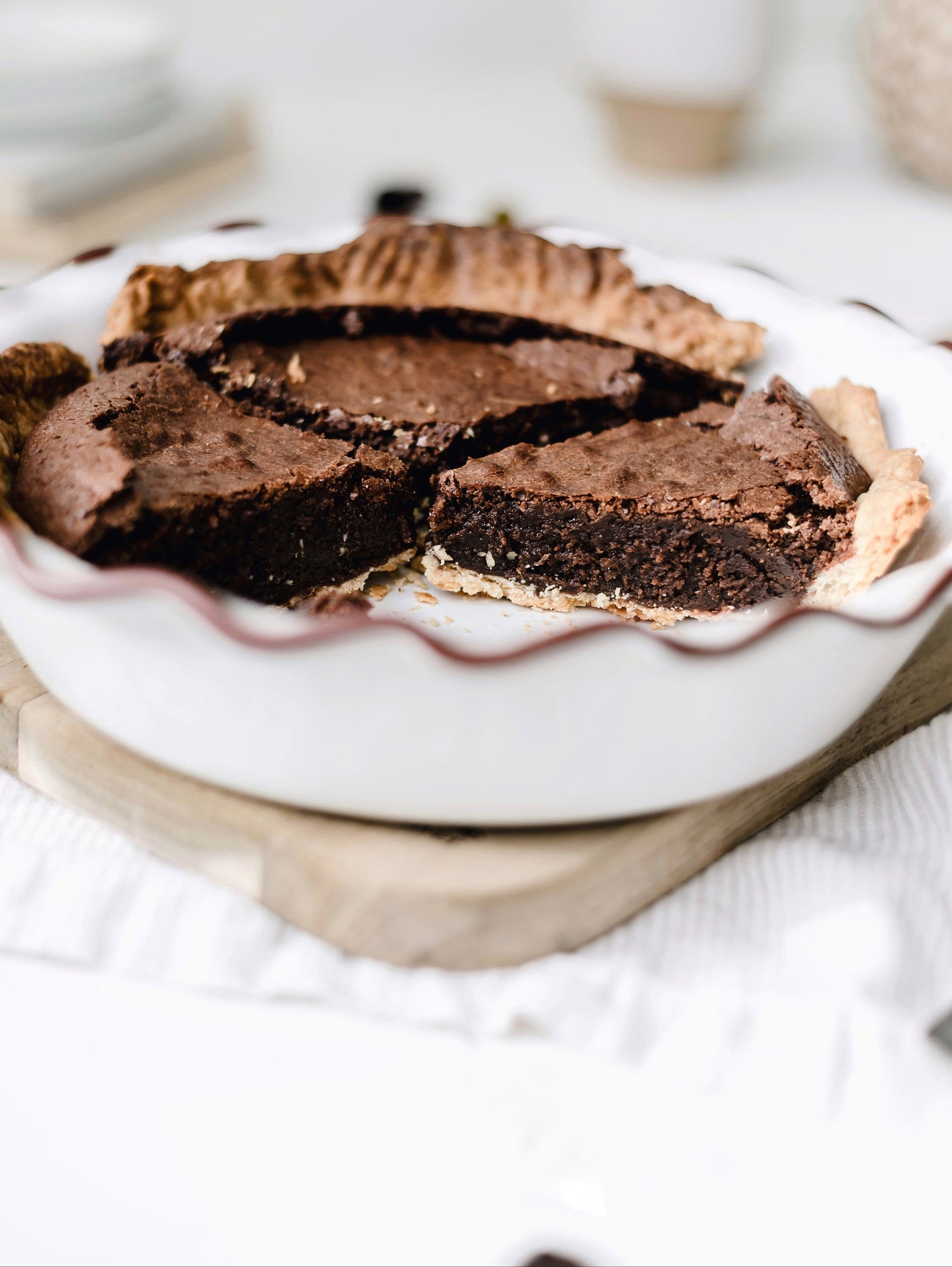 Deep Fluted Pie Dish