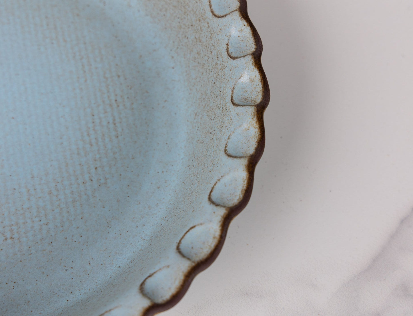 Deep Pinched Edge Pie Dish