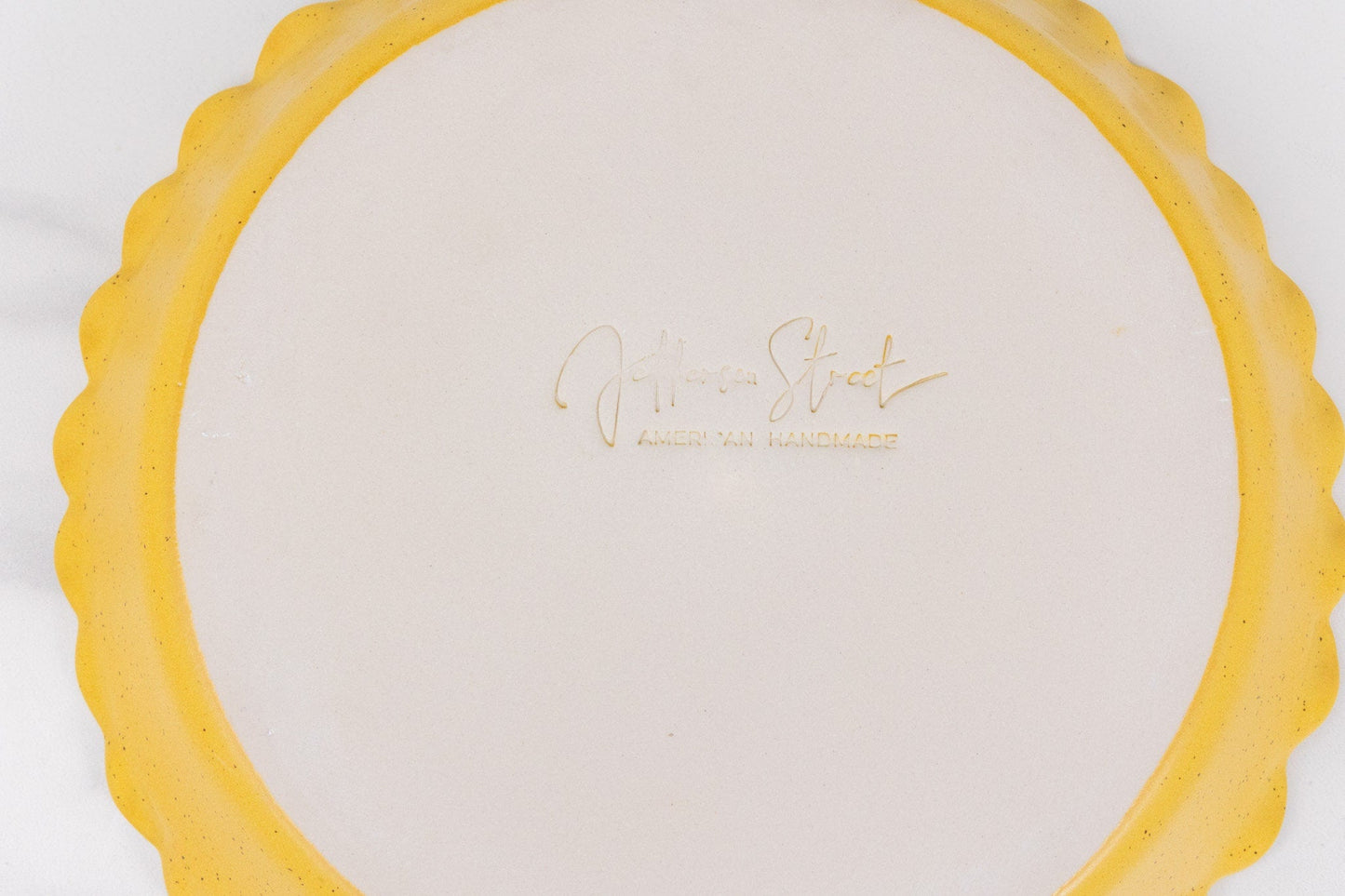 Deep Pinched Edge Pie Dish