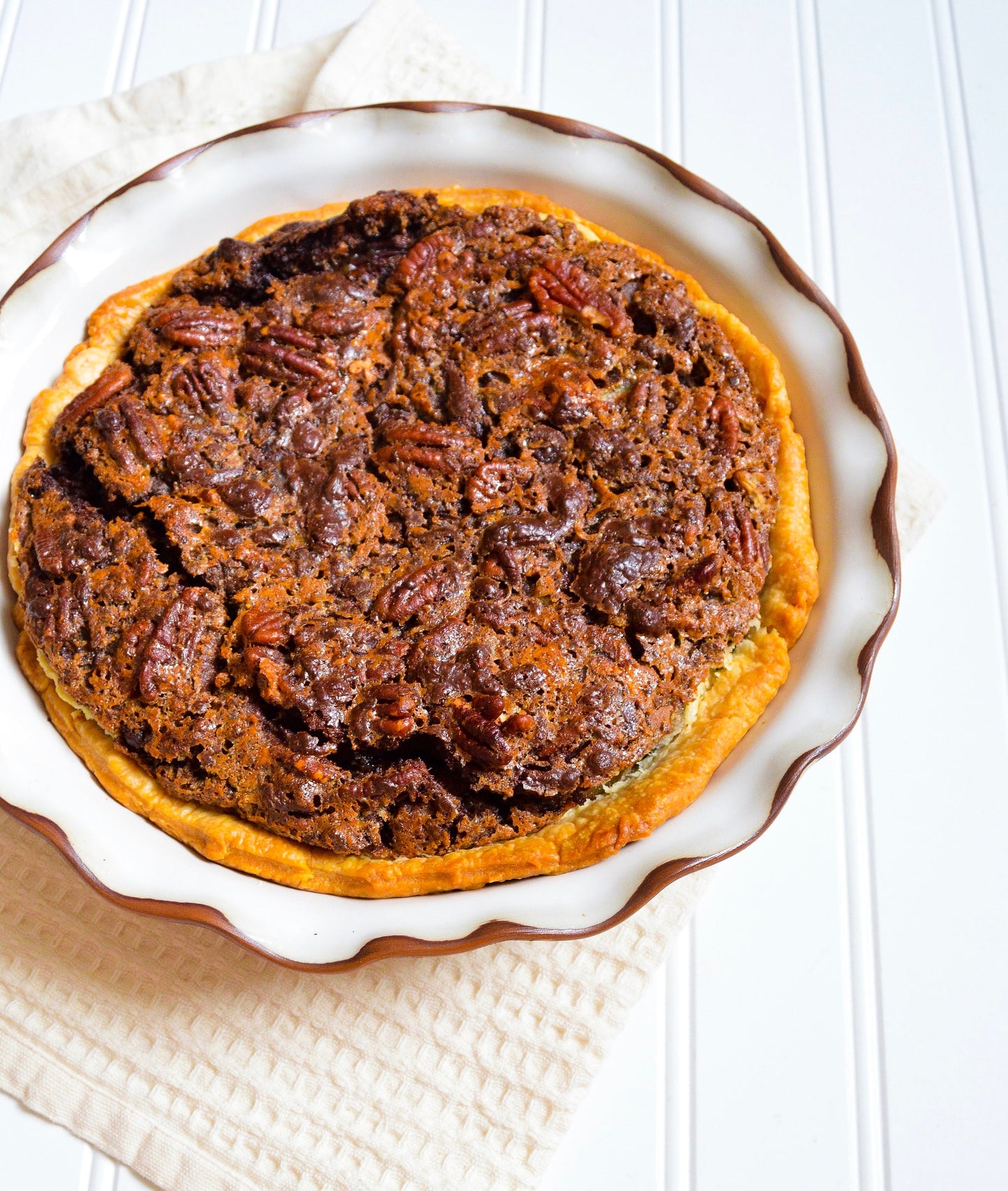 Deep Fluted Pie Dish