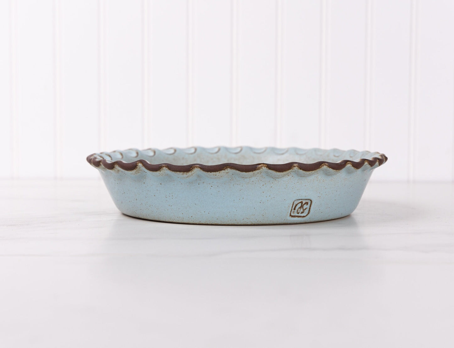 Deep Pinched Edge Pie Dish