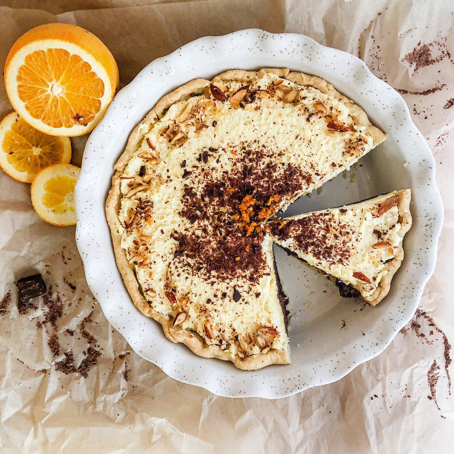 Deep Fluted Pie Dish