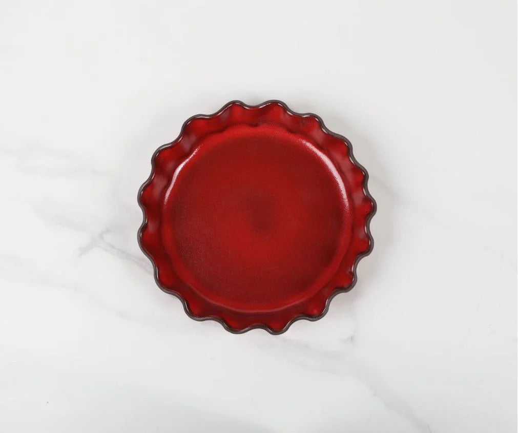 Deep Pinched Edge Quiche Dish