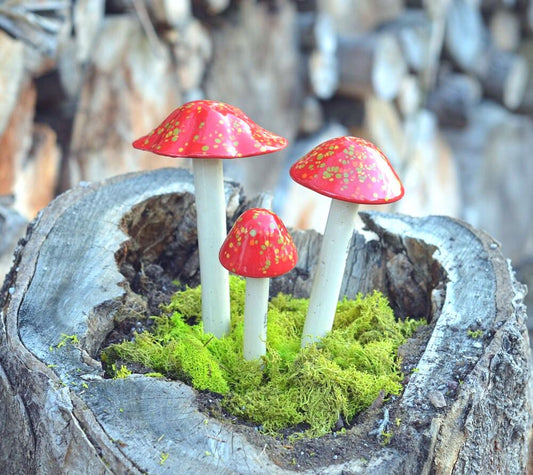 Shroomyz Ceramic Mushroom – Firecracker