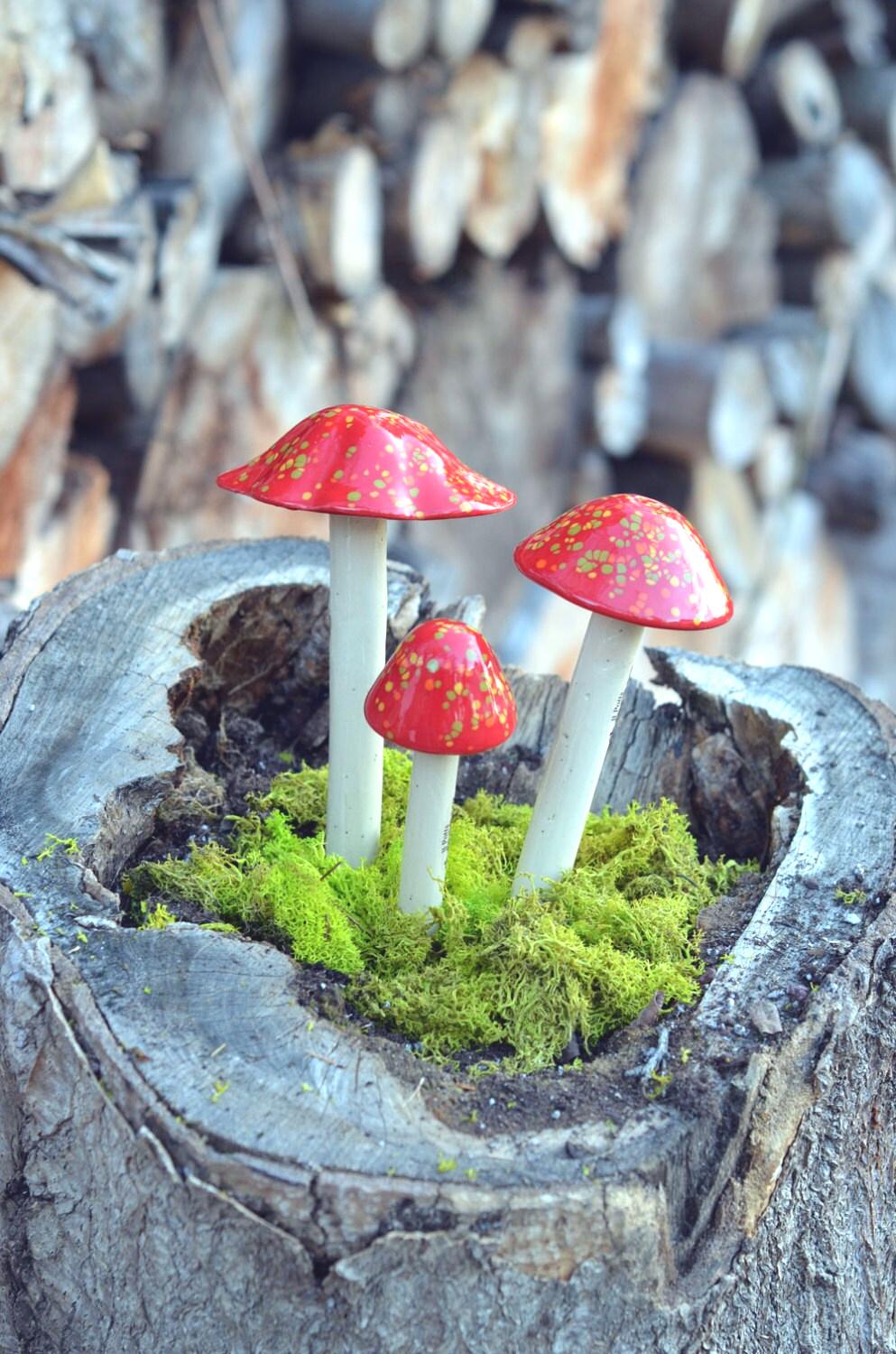 Shroomyz Ceramic Mushroom – Firecracker