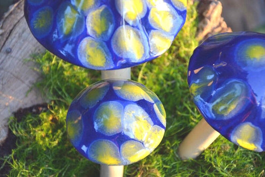 Shroomyz Ceramic Mushroom – Firefly Night