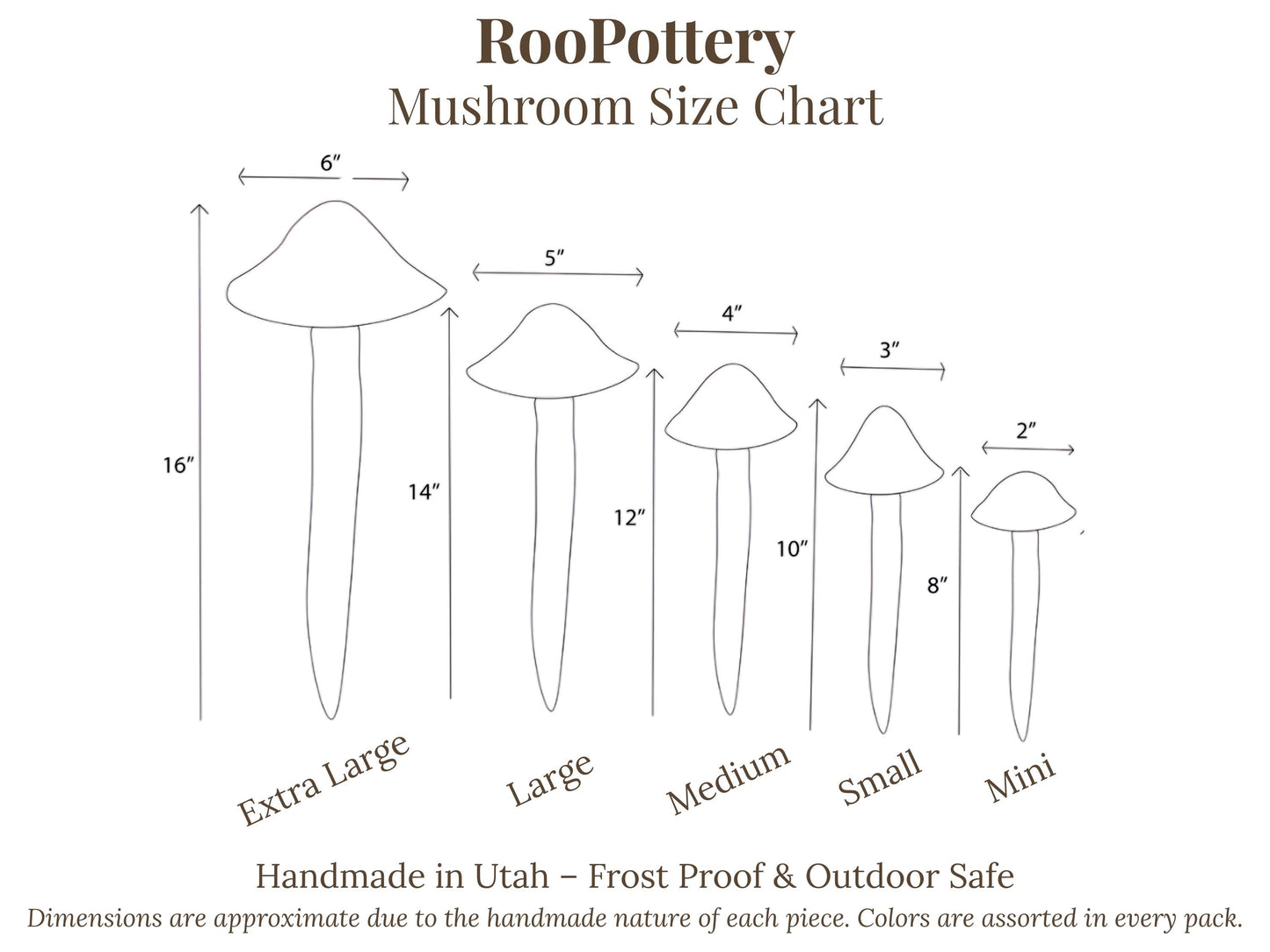 Shroomyz Ceramic Mushroom – Frosty Blue