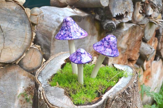 Shroomyz Ceramic Mushroom – Grape Goodness