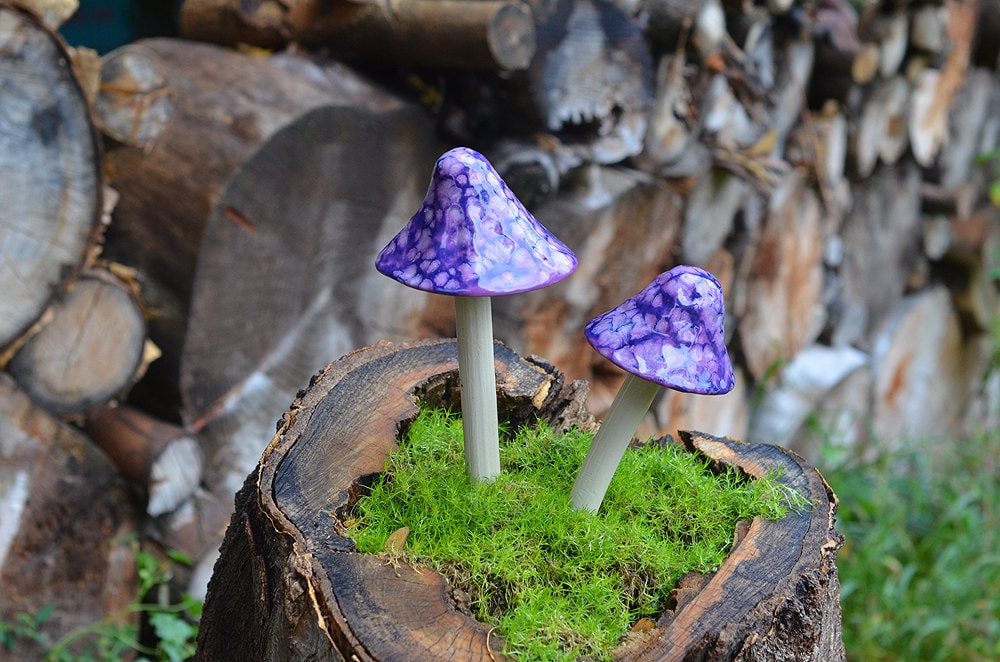 Shroomyz Ceramic Mushroom – Grape Goodness