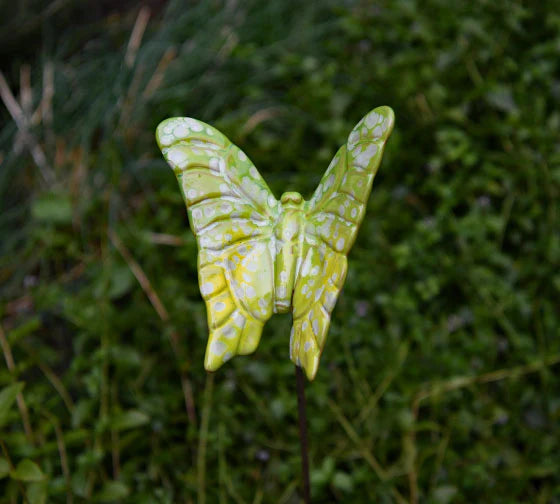 Flutterbyz Ceramic Butterfly Garden Stake