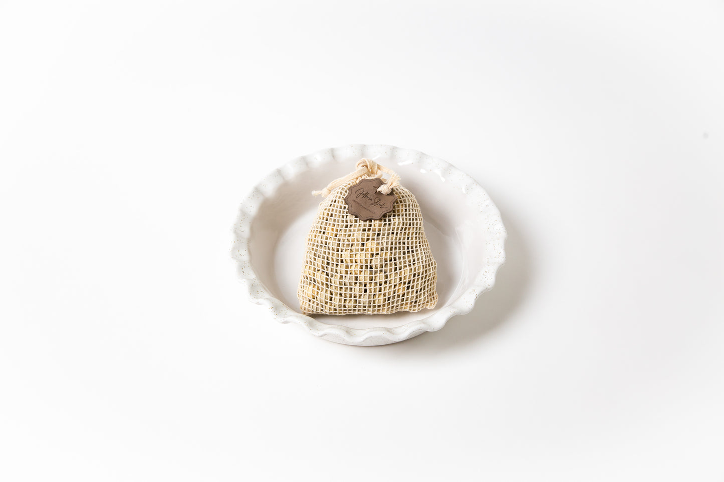 Deep Fluted Pie Dish & Pie Weights Set