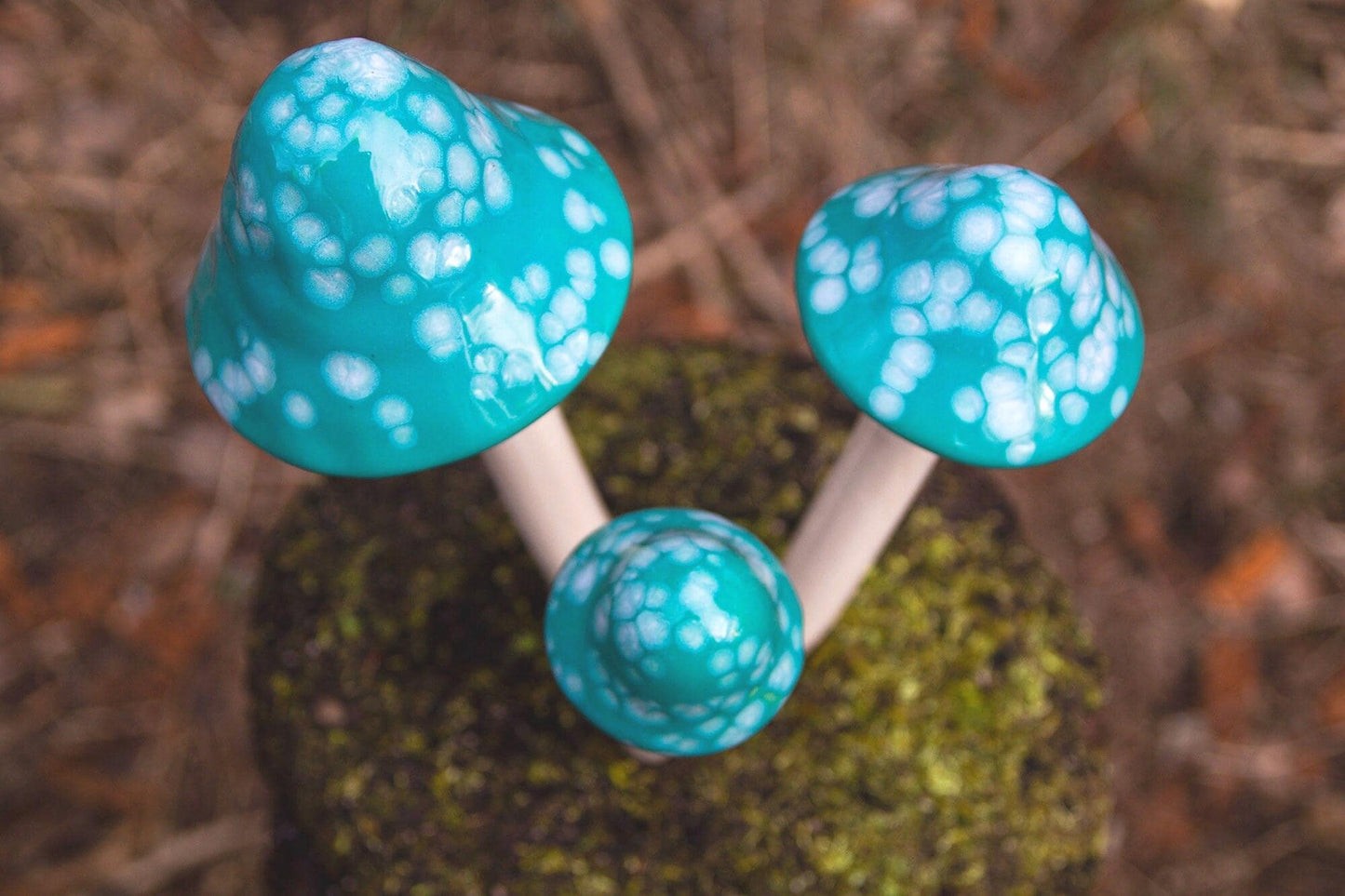 Shroomyz Ceramic Mushroom – Mint Burst