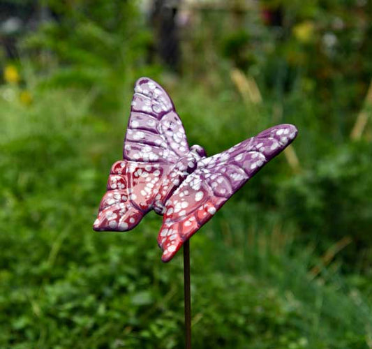 Flutterbyz Ceramic Butterfly Garden Stake