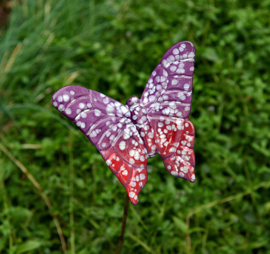Flutterbyz Ceramic Butterfly Garden Stake