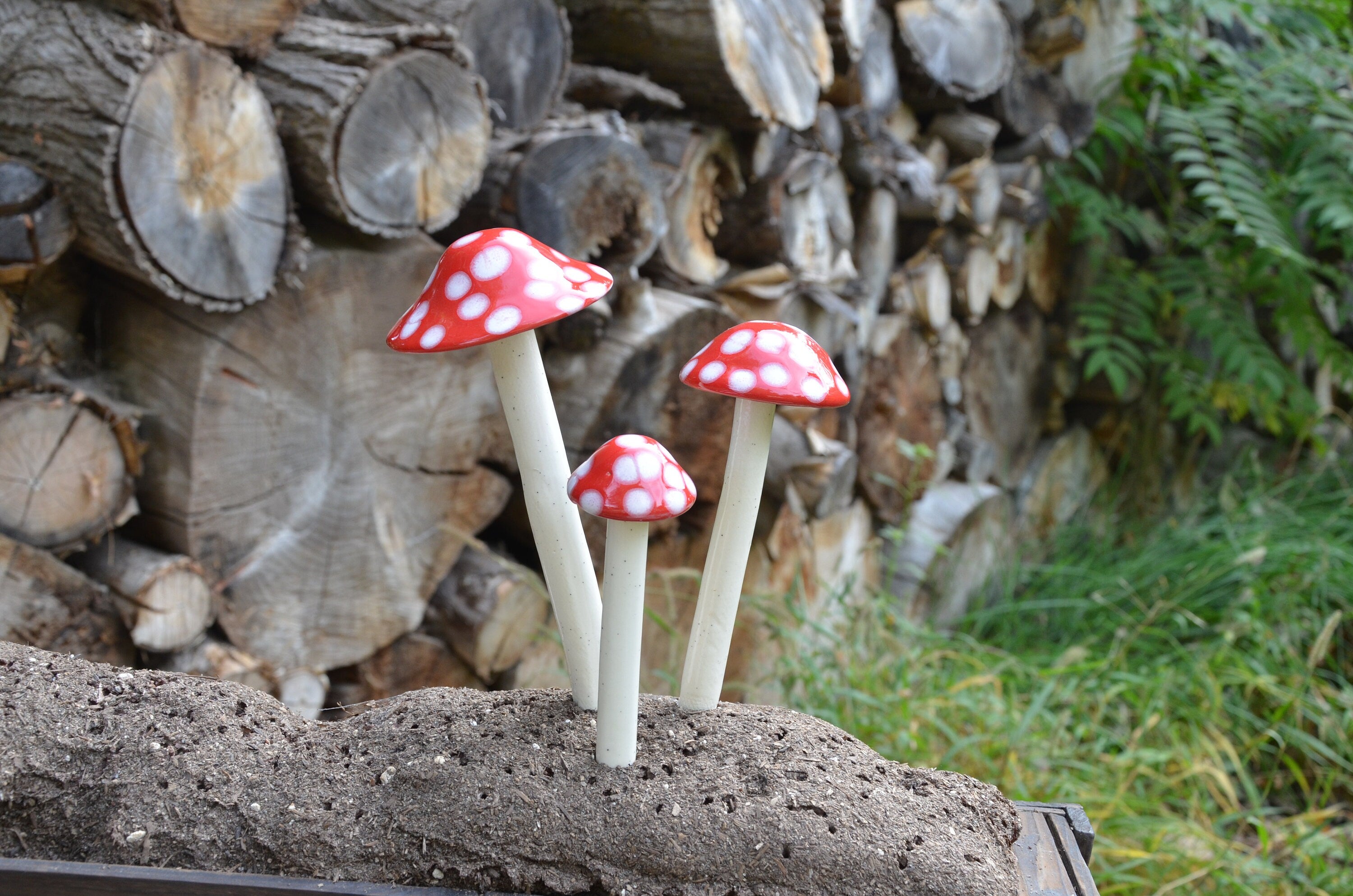 Shroomyz – Funtasmic Collection – Red Polka Dot - Image 6 of 9 | Garden Decor