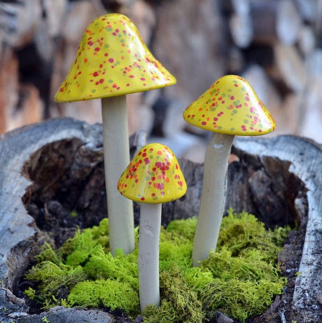 Shroomyz Ceramic Mushroom – Wildfire