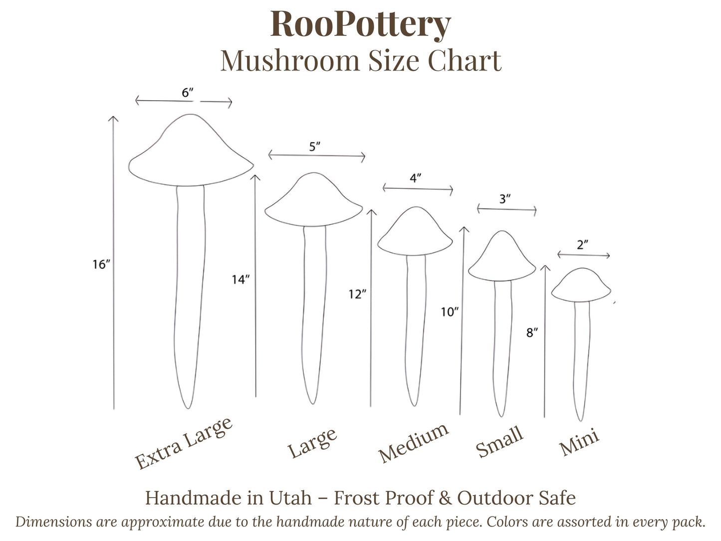 Shroomyz Ceramic Mushroom – Wildfire