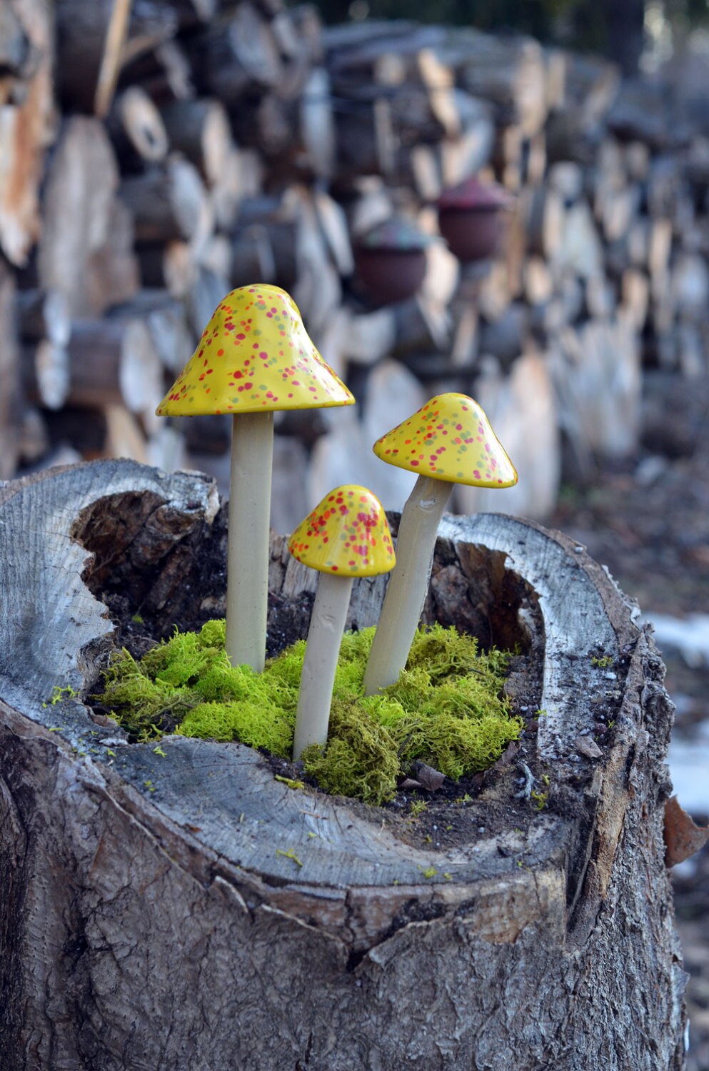Shroomyz Ceramic Mushroom – Wildfire